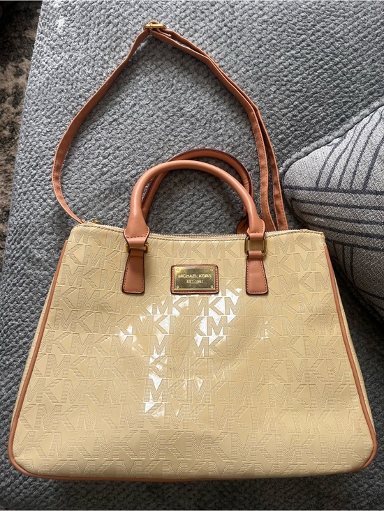 Michael Kors Handbags - Michael Kors yellow Signature Tote Bag